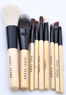   Cosmetic Set Make up Brush Tool Kit makeup kits + Leather Case Pouch