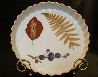 Royal Worcester Wild Harvest 8.25 in. Fluted Flan/Quiche Dish