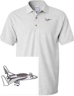 PERSONAL AIRCRAFT AIRCRAFT SHIRT SPORTS GOLF EMBROIDERED EMBROIDERY 