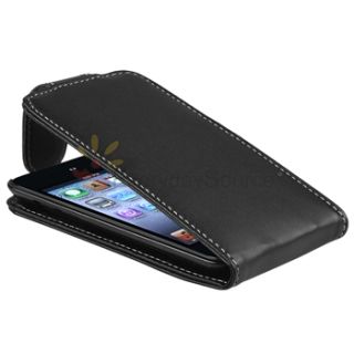  Leather Hard Case Cover LCD Film for Apple iPod Touch 4G 4th Gen