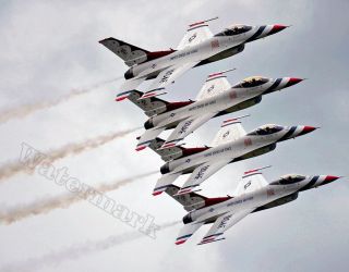 Photograph  Aircraft United States Airforce F 16 Thunderbirds 2011 