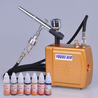 Newly listed Airbrush Spray Paint Ink Air Compressor Kit Makeup Body 