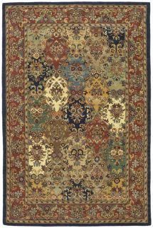 Hand Tufted Heirloom Multi Wool Area Carpet Rug 5 x 8