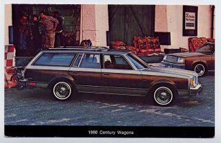 richmond va 1980 century wagon muse buick inc advertising postcard