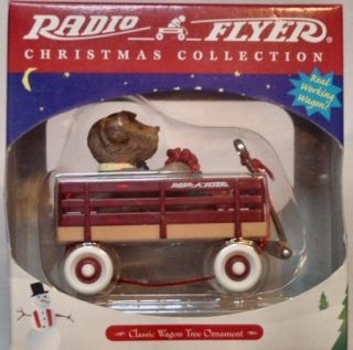 RADIO FLYER CLASSIC WAGON CHRISTMAS TREE ORNAMENT MODEL # 107 MIB NOS 