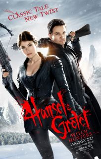 Hansel and Gretel Witch Hunters Movie Poster 2 Sided Original 27x40 