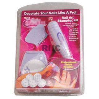 Salon Express as Seen on TV Nail Art Stamping Kit Decorate Your Nails 