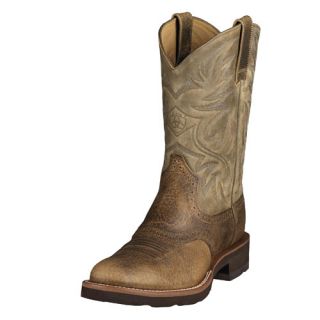 Ariat Mens Heritage Crepe Cowboy Western Boot Earth Brown Bomber 