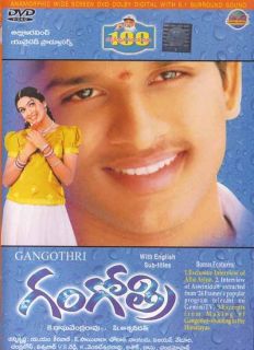 GANGOTRI Telugu DVD Stg Allu Arjun Aditi Agrawal W Eng Subtitles
