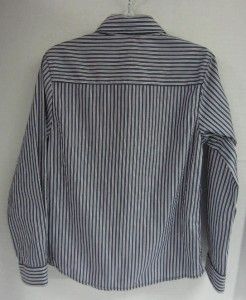 armani junior boys stripe woven shirt size 6 nwt $ 125