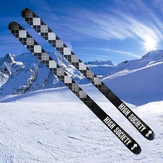 brand new high society classic twin tipped skis 175 cm