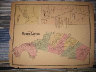 Antique 1867 North Castle Kensico Armonk Westchester County New York 