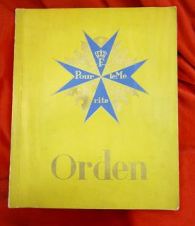   Rare 1930s REFERENCE BOOK on IMPERIAL GERMAN ORDERS, MEDALS & AWARDS