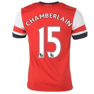 Mens Arsenal Nike Home Jersey Shirt 2012 2013 Chamberlain 15