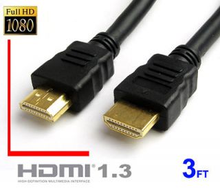 Newly listed HDMI Cable 3ft 1.3 1080P FOR PS3 TO DVD LCD HDTV SKY HD