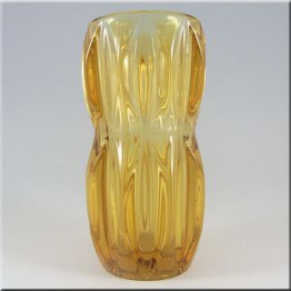 rosice sklo union amber glass vase by jan schmid 1032