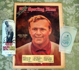 Arnold Palmer Lot of Collectibles with Vintage Masters Tournament 