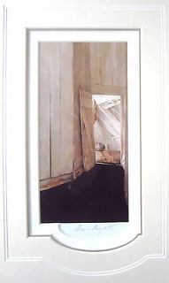 andrew wyeth pencil signed print cooling shed new cond time