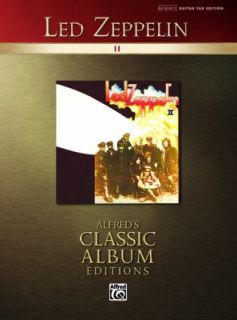  Led Zeppelin II Alfreds Classic Album Editions 2006, Paperback