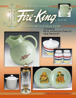 FIRE KING GLASS $$$ ID PRICE GUIDE COLLECTORS BOOK Anchor Hocking