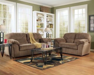 Ashley Furniture Macie Brown Set Sofa Loveseat Living Room 33300 35 38 