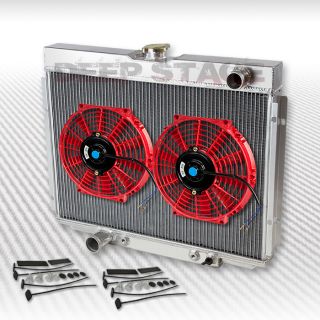   red fan 68 70 mercury cougar xr7 torino v8 dna aluminum radiator fan s