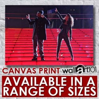 Jay Z And Alicia Keys   Empire State Of Mind High Quality Framed 