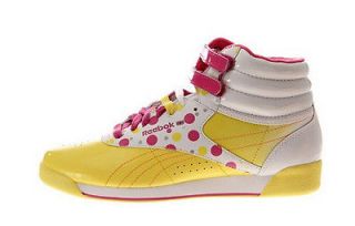 Wmns Reebok Freestyle HI Liquid Spring Dots Shoes J04423 Womens 8