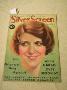   Silver Screen 1931 Greta Garbo Marion Davis Joan Crawford