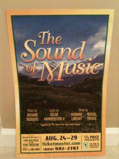   of Music Cast Signed 14X22 Musical Poster 25 Signatures Fox Theater