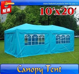   10x20 POP UP Wall Wedding Party Canopy Tent Gazebo W/ Carry Case