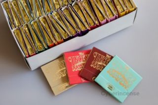 50 Incense Matches Books Assorted Aromas 