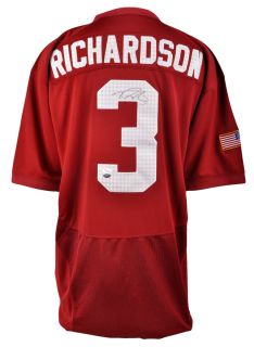 signed trent richardson nike jersey jsa certified product details 