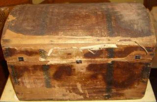    Vintage Old Doll House Trunk, Chest, Toy Box, or Treasure Box