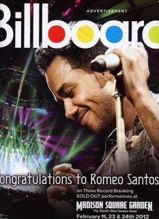Billboard Magazine 5 19 12 Music Aventura Romeo Santos