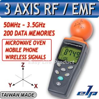 AXIS EMF RF Radiation ElectroSmog Power Meter Tester (Made in Taiwan 