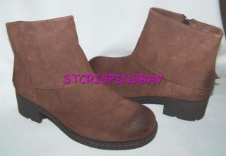 Born BOC Elena Brown Ankle Boots Shoes Womens 7 5 New Retail $120 