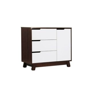 Babyletto Hudson Changer Dresser in Two Tone Espresso White M4223QW 
