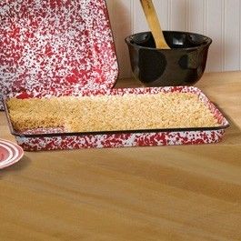   America Enamelware Retangular Bar Jelly Roll Baking Baker Cookie Sheet