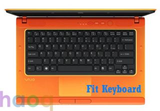 Backlit Keyboard Skin Cover Protector for SONY Vaio 14 C CA / 13.3 S 