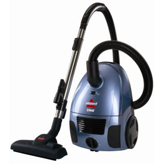 Bissell Zing Bagged Canister Vacuum Cleaner Compact Carpet Hardfloor 