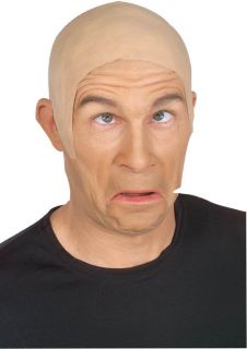 latex flesh bald cap skin head one size brand new