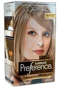 Loreal Preference Hair Color 8 5A Champagne Blonde
