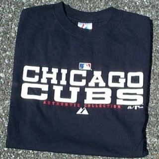 Chicago Cubs Authentic Collection Stack Tee Adult Sizes New with Tags 