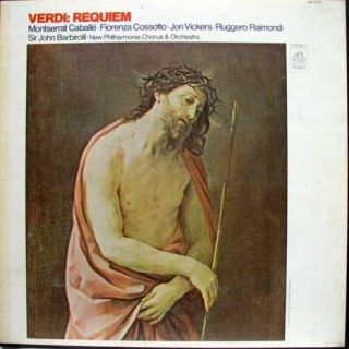 Barbirolli Verdi Requiem 2 LP Mint Vinyl SB 3757