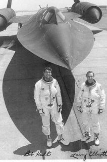 Flown Lockheed SR 71 Blackbird Skunk Works USAF CIA NASA Titanium 