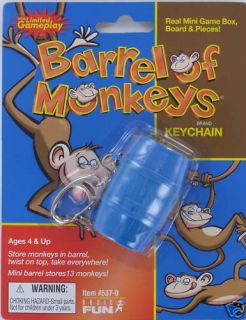   Game Keychain Keyring Mini New Monkey Basic Fun Travel Toy S2