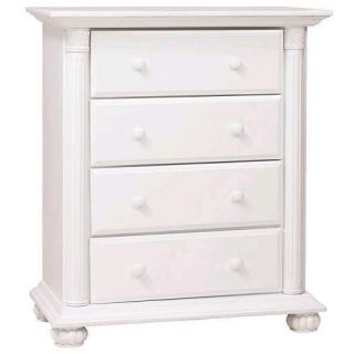 Baby Cache Heritage 4 Drawer Dresser White