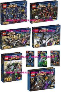 9x New Super Heros Batman Lego Sets 4526 4527 4528 6857 6858 6860 6862 