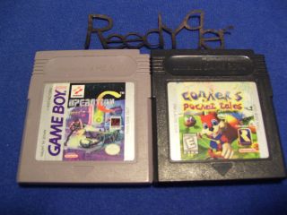   lot Operation C Contra Conkers Bad Fur Day Pocket Tales color boy gba
